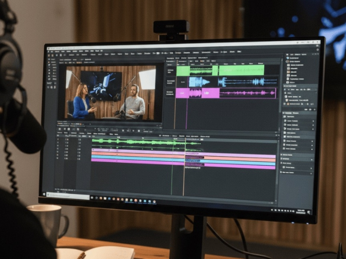 Schnitt &amp; Bearbeitung des Podcasts / Contents
